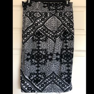 Charlotte Russe Midi Skirt